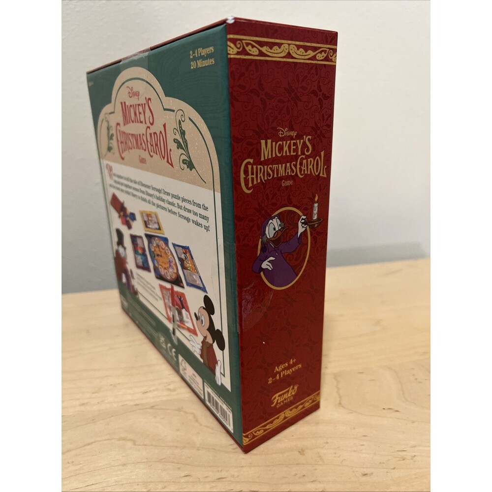 2022 Disney Mickey's Christmas Carol Holiday Game Funko 2-4 Players New Sealed - Picture 3 of 6